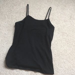Black Strappy Tank Top